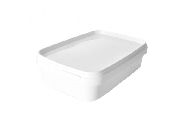 780 ML WHITE RECTANGULAR TUB